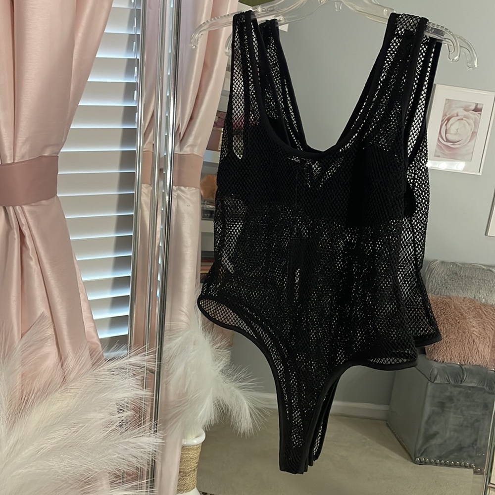 Black mesh bodysuit - Picture 4 of 6